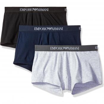 Emporio Armani Boxershorts Dunkelblau Unifarben für Herren