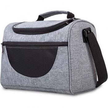 Mochila Refrigera Picnic Grande Gris