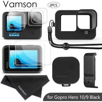 Vamson Flexibles Silikon Cover für GoPro Hero 10/9