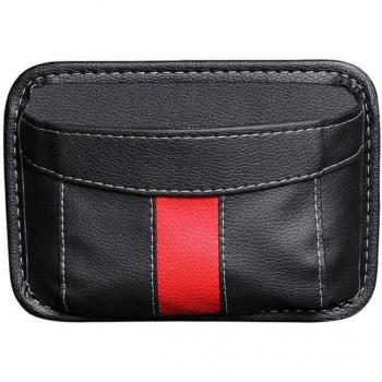 Organizador de coche de cuero PU, bolsa para almacenamiento de móvil, 3 colores disponibles