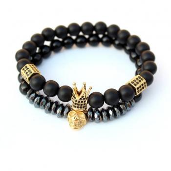 Set de Joyas de Corona para Hombre