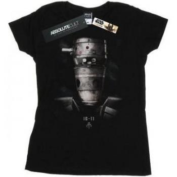 Camiseta de Algodón Star Wars The Mandalorian IG-11 Droid para Mujeres