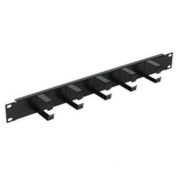 Panel frontal para rack 19 con guias para cables