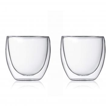 Bodum Pavina Insulated Glass Pack – 0.08 L Each