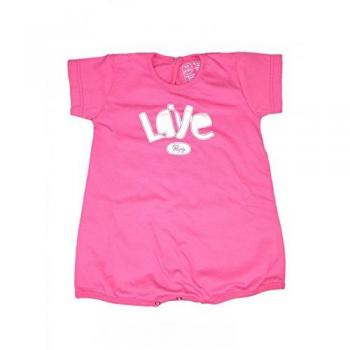 Tutina neonato fucsia mezza manica Rapife 6 m