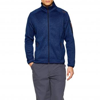 Strickfleece Jacke für Herren, CMP Modell – Blau Jeans – 58