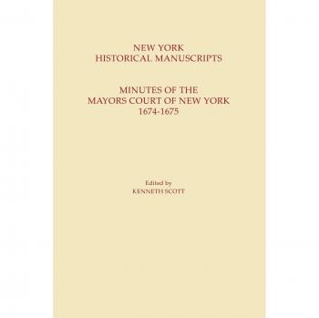 New York Historical Manuscripts