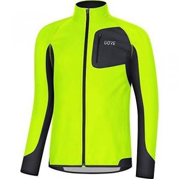 Gore R3 Long Sleeve Windstopper Shirt – Fluorescent Yellow/Black, Small