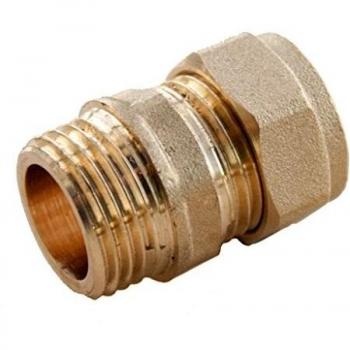 15mm x 1/2 Compression Straight Coupler