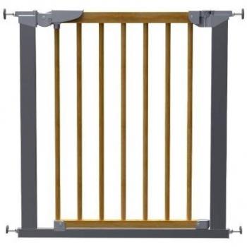 Baby Dan Barrière de porte/escale Hêtre Argent 71,3–77,6 cm – Fixation par Pression