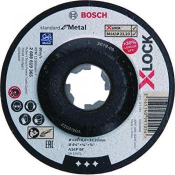Disque à meuler métal X-LOCK 115 x 6 mm