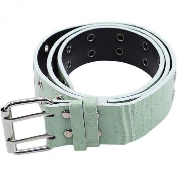 Cinturón multicolor de PU y zinc
