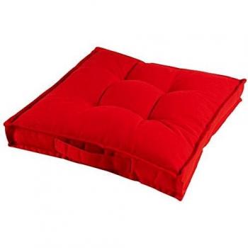 Paolo Tapis de Sol Coton Uni Rouge 8 x 40 cm