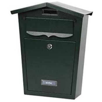 Buzón de Correo Verde Exterior 360x290x105mm