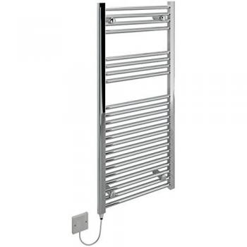 Kudox Chrome Flat Electric Towel Warmer Radiator