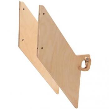 Bodenfixer Pedalo‑Griffset für Kletterboard (Beigeteint)
