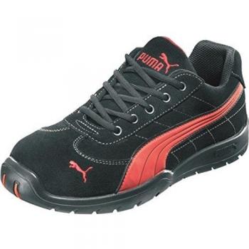 Puma 642630-210-45 Sicherheitsschuhe, Herren, Schwarz/Rot