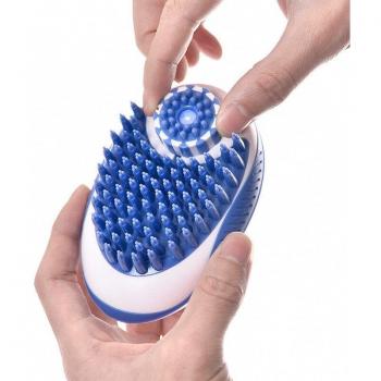 Brosse de bain pour animaux en silicone