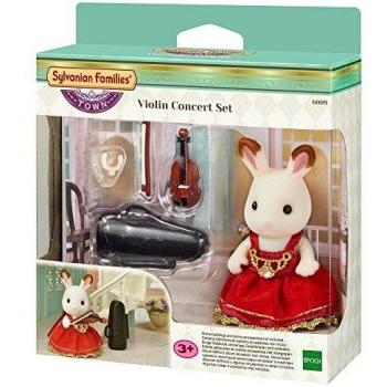 Coffret Prêt à Jouer : Fille Lapin Chocolat Violoniste (Sylvanian Families)