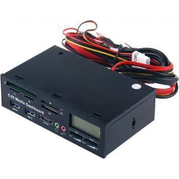 Front Panel Uni-Utilité eSATA & USB 5,25 – Lecteur Carte, Ports E/S