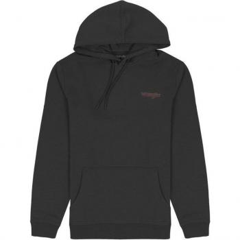 Wrangler Sweatshirt mit Kapuze Schwarz