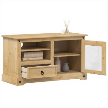 Buffet TV « Corona » – pin massif, 100 × 45 × 58 cm, centre de loisirs