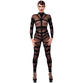 Eleganter Kinky Catsuit Noir