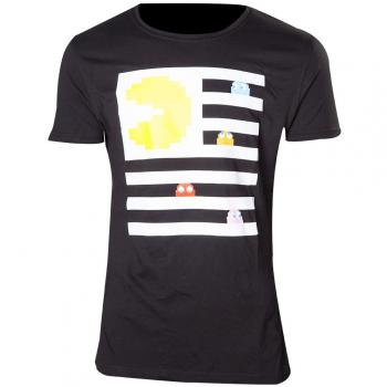 L Size Black Pac‑Man Ghost Tee