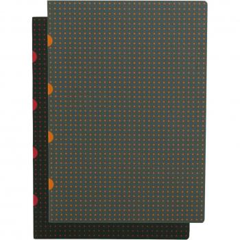 CAHIER CIRCULO NOIR SUR ROUGE A4 QUADRILLAGE