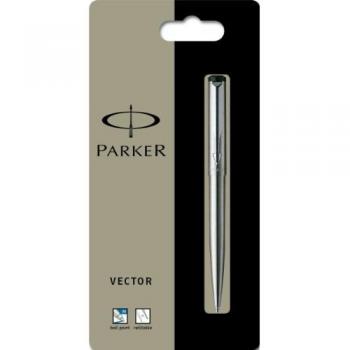 Parker Vector 1‑Stück Edelstahl‑Schreibgerät