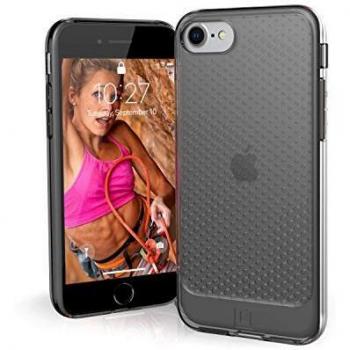 UAG [U] Lucent Case para iPhone SE (2020) / 8/7 / 6S (Semitransparente, Carga Inalámbrica, Resistente)