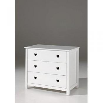 Vipack Amori Kommode mit 3 Schubladen