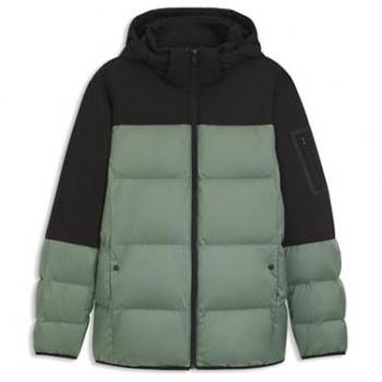 BOSS GREEN Wattierte Jacke mit abnehmbarer Kapuze