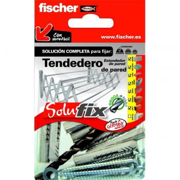 Kit de Instalación de Tendedero Pared 569814 Solufix Fischer