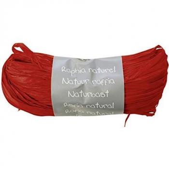 Natural Raffia Art Pad – 50 g, Red (Clairefontaine)