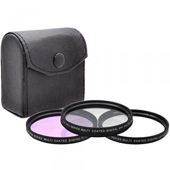 Pack Filtres 62 mm HD/UV/CPL – 3 pièces pour Canon, Nikon, Pentax, Sony