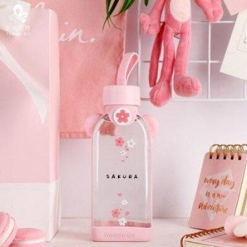 Cerisier Élégant – Gobelet Silicone Rose