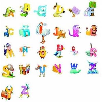 Colección Mini Puzzle 3D Animales del Alfabeto