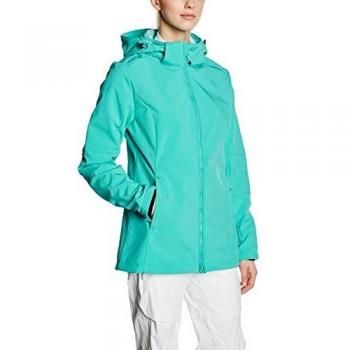 Chaqueta CMP Softshell Mujer, Verde (Tropical-Verde Acqua), 48
