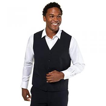 Plus Size Men's Suit Vest, Blue, Size 60, JP1880