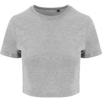 Mujer Triblend Top Cropped Blanco