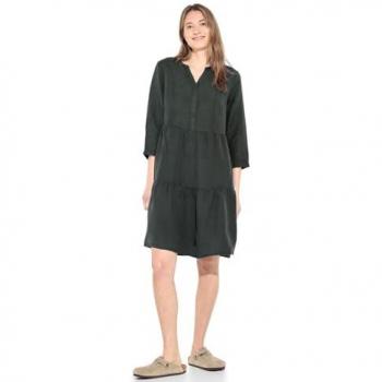 Vert Lin Tunique – Style Féminin – S