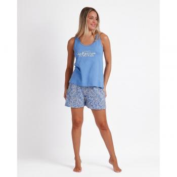 Ropa Nocturna Azul Cachemire