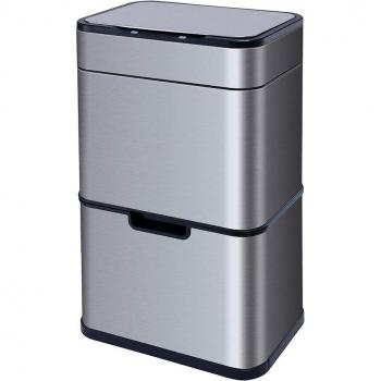 Tower 50L Ozone Recycling Sensor Bin Silver