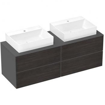 Hansgrohe Xevolos E Waschtischunterschrank, für Konsole mit 2 Aufsatzwaschtischen