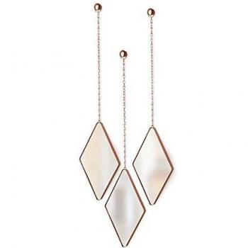 Espejo colgante de diseño Dima (juego de 3)