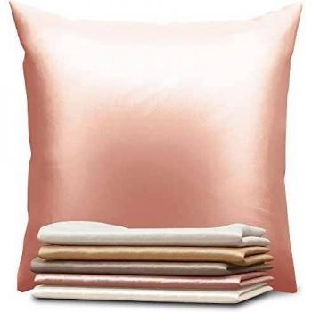 Sommeil Suprême Dreamzie Taie d'Oreiller – 100% Soie, Rose Clair