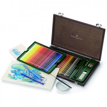 Crayons Colores Aquarellables Dürer, Coffret Bois – 48 pièces