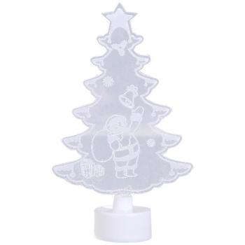 Décoration de Table LED Acrylique Père Noël E-iffel Tours pour Noël