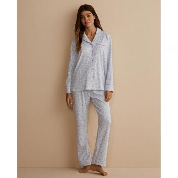 Sueño Doble: Pijama Largo Estampado para Hombre y Mujer